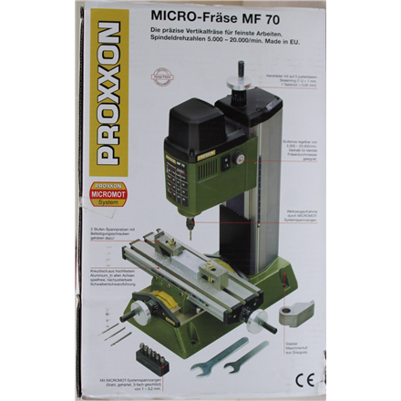 SALE OUT. PROXXON Metal Milling Machine MF 70 | SALE OUT. Proxxon Metal Milling Machine | MF 70 | 100 W | DAMAGED PACKAGING