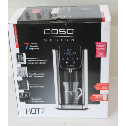 SALE OUT. Caso 01875 HOT 7 Turbo Hot water dispenser, Capacity 2.7 L, Black/Stainless Steel | SALE OUT. Caso Turbo Hot Water Dispenser | Hot7 | Water Dispenser | 2200 W | 2.7 L | Plastic/Stainless Steel | Black/Stainl...