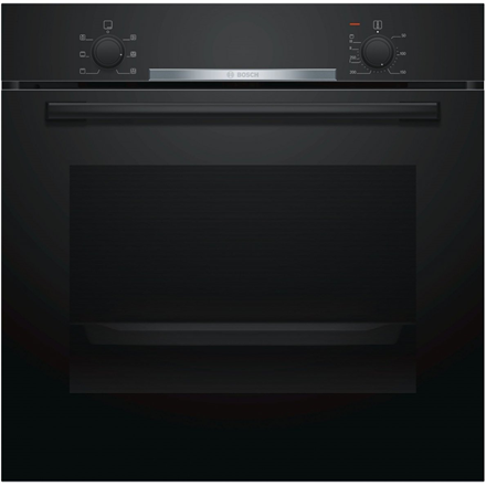 Bosch | Oven | HBA530BB0S | 71 L | A | Multifunctional | EcoClean | Push pull buttons | Height 60 cm | Width 60 cm | Black
