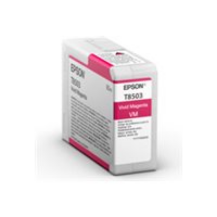Epson T85030N Singlepack ink, Vivid Magenta | Epson Epson | T8503 | Epson T8503 - vivid magenta - original - ink cartridge | Ink cartridge | Vivid magenta
