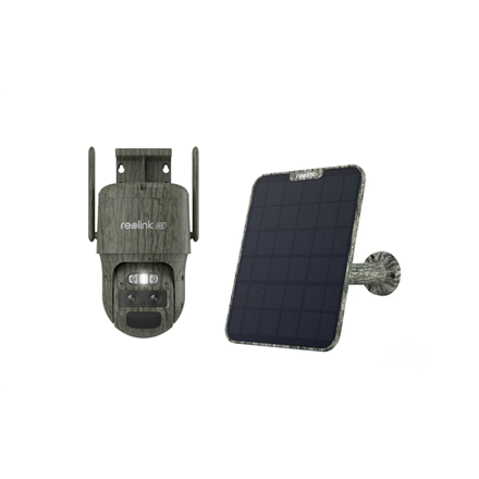 Reolink | TrackMix Series G770 Camouflage with Solar Panel 2 4G LTE Dual-Lens Battery Security Camera | PTZ | 8 MP | 2.8mm/F1.6 | IP65 | H.264/H.265 | Micro SD, Max. 256 GB