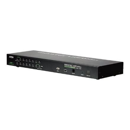 Aten | 1-Local/Remote Shared Access 16-Port PS/2-USB VGA KVM Over IP Switch | CS1716I-AT-G | 1 x SPHD Male (Yellow), 16 x SPHD Female (Yellow), 1 x DB-25 Male, 1 x DC Jack, 1 x RJ-45 Female, 1 x RJ-11, 1 x USB Type A...