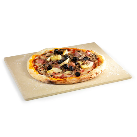 Barbecook | Dynamic Core Pizza Stone Made of Refractory Clay, 43 x 35 x 1.2 cm (per 4 pcs) | BC-ACC-7127