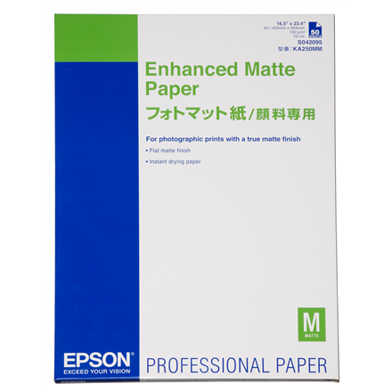 Enhanced Matte Paper / Archival Matte Paper | Enhanced Matte Paper | 192 g/m² | A2