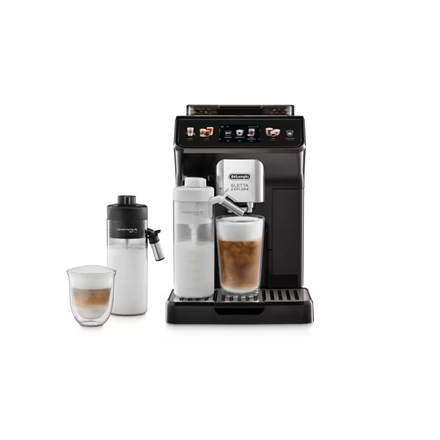 Delonghi | Coffee Maker | ECAM450.55.G Eletta Explore | Pump pressure 19 bar | Built-in milk frother | Automatic | 1450 W | Grey