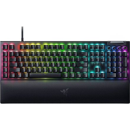 Razer | BlackWidow V4 | Mechanical Gaming keyboard | Wired | RGB LED light | US | Yellow Switches | Black