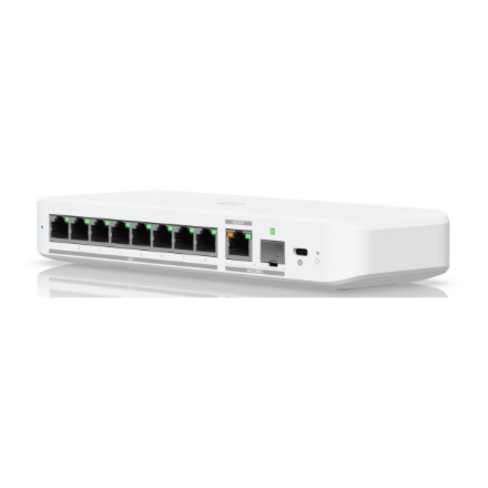 Ubiquiti | Flex 2.5G | Flexible, 8-port 2.5 GbE switch | Desktop | Managed | 10 Gbps (RJ-45) ports quantity 1 | SFP+ ports quantity 1