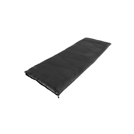 Easy Camp Starling Square Black 10°C | Sleeping Bag | 190 x 75 cm | Temperature 5 to 15 °C | One-way, L-shaped
