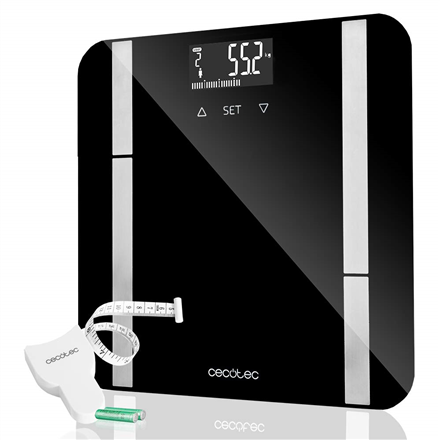 Cecotec | Smart Bathroom Scale | Surface Precision 9450 Full Healthy | Maximum weight (capacity) 180 kg | Accuracy 100 g | Black