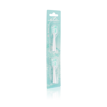 ETA | Toothbrush replacement for ETA0709 | Heads | For adults | Number of brush heads included 2 | Number of teeth brushing modes Does not apply | White
