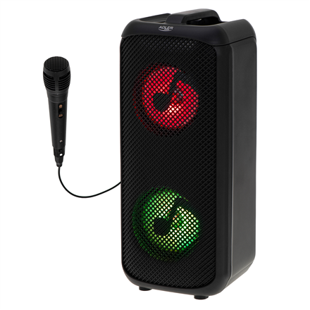Adler | Speaker with radio | AD 1903 | Black | Portable | Wireless connection