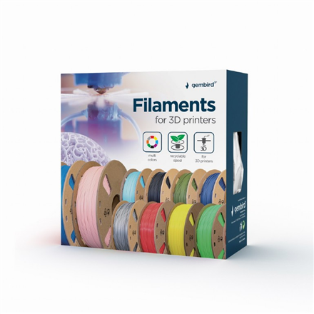 Gembird Plastic filament for cleaning 3D printer nozzle, 1.75 mm 100gr. | 3DP-CLN1.75-01
