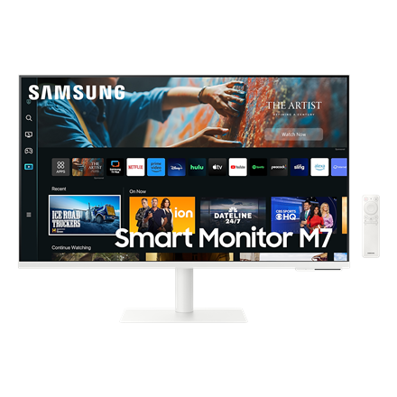 Samsung | 4K Smart monitor M70C with integrated apps | LS27CM703UUXDU | 27 " | VA | 16:9 | 60 Hz | 4 ms | 3840 x 2160 pixels | 300 cd/m² | HDMI ports quantity 1 | White