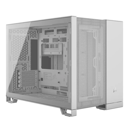Corsair Dual Chamber PC Case | 2500D AIRFLOW | Mid Tower | Micro-ATX | White