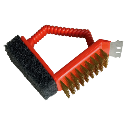 Barbecook | 3-in-1 brush red (24pcs/disp) | BC-ACC-7064