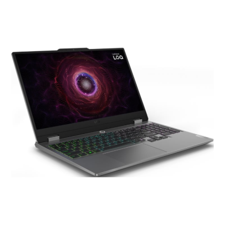 Lenovo LOQ 15AHP9 15.6 FHD AMD R7 7445HS/16GB/512GB/Nvidia GF RTX 4050 6GB/WIN11 Home/ENG Backlit kbd/Luna grey/2Y Warranty | Lenovo