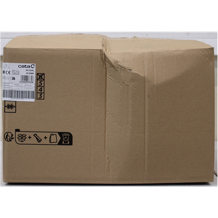 SALE OUT. | CATA | Hood | GC DUAL A 45 XGBK | Canopy | Energy efficiency class A | Width 45 cm | 820 m³/h | Touch control | LED | Black glass | DAMAGED PACKAGING | 24 month(s)