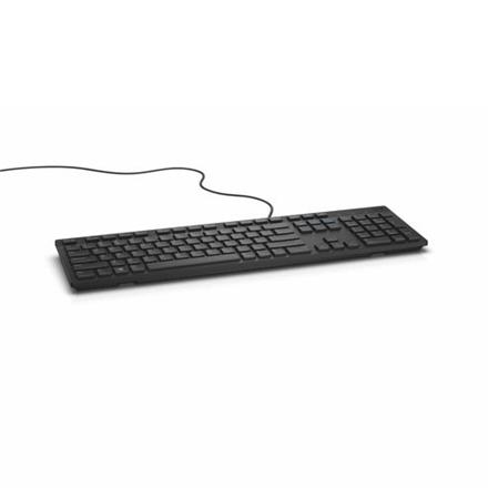 Dell | KB216 | Standard | Wired | EE | Quietkey | Black