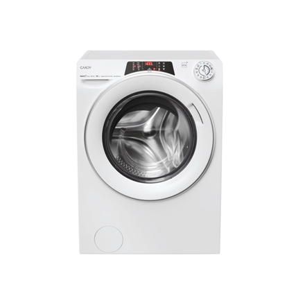 Candy | Washing Machine | RO 284DWMS7/1-S | Energy efficiency class A | Front loading | Washing capacity 8 kg | 1200 RPM | Depth 53 cm | Width 60 cm | Display | TFT | Steam function | Wi-Fi | White