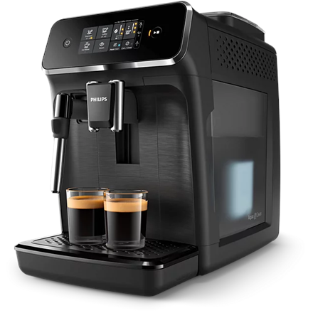 Philips | Coffee Machine | EP2220/10 Series 2200 | Pump pressure 15 bar | Built-in milk frother | Fully Automatic | 1500 W | Black