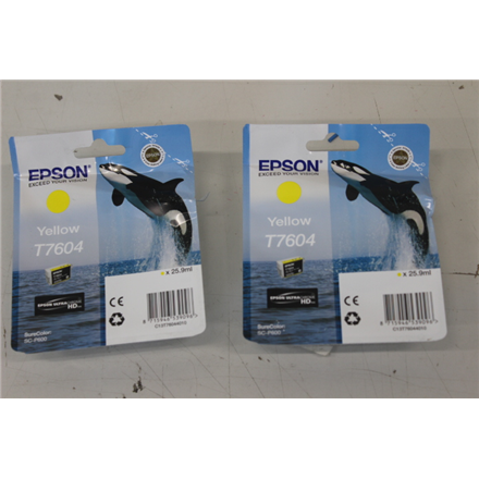 SALE OUT. | SALE OUT. Epson T7604 | Ink Cartridge | Yellow | DAMAGED PACKAGING