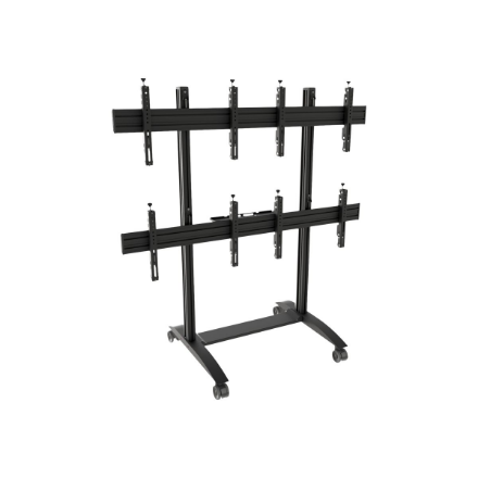 EDBAK VWTA2247-L Video Wall Trolley, modular 2x2, for 42-49" screens, landscape | EDBAK