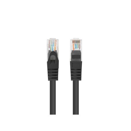 Lanberg Patchcord CAT.6 UTP 3M fluke passed 10-pack, Black | PCU6-20CC-0300-BK