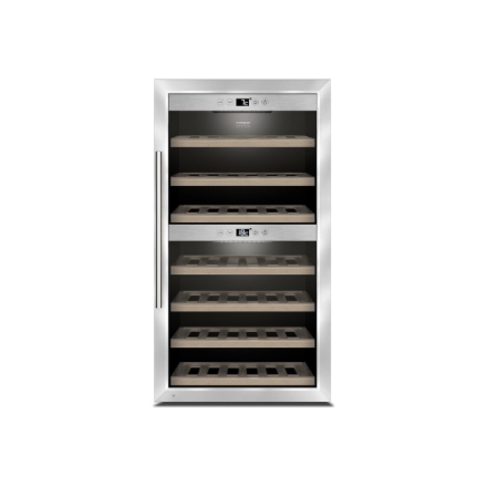 Caso | Wine cooler | WineComfort 660 Smart | Energy efficiency class G | Free standing | Bottles capacity 66 | Stainless steel/Black