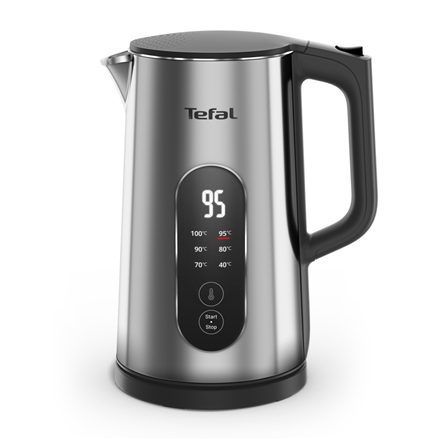 TEFAL Selection KI871DE0 | Kettle | Electric | 1500 W | 1.7 L | Plastic | 360° rotational base | Stainless steel