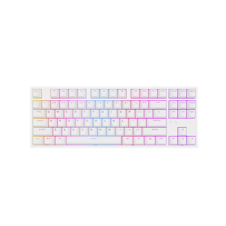 Genesis | THOR 404 TKL | Mechanical Gaming Keyboard | Wired | US | Kailh Box Brown V2 | White