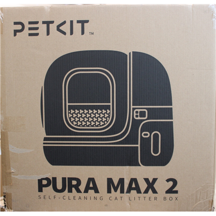 SALE OUT. | PETKIT | Automatic Cat Litter Box | Pura MAX 2 | 480 x 480 x 520 cm | White | DAMAGED PACKAGING | 22 month(s)