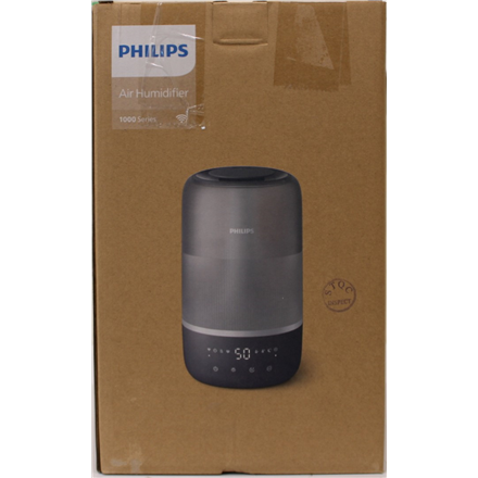 SALE OUT. Philips HU1510/03 Humidifier Series 1000 Up to 41m2, 3 settings, Grey | SALE OUT. | Philips Humidifier | HU1510/03 Series 1000 | 19.6 W | Water tank capacity 3 L | Suitable for rooms up to 41 m² | Ultrasonic...