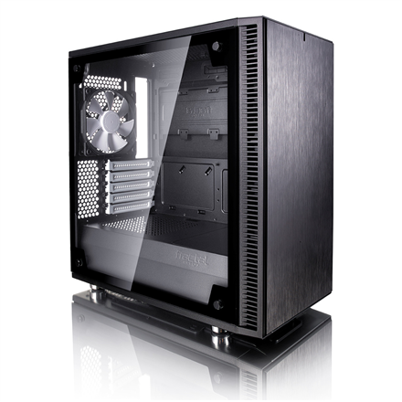 Fractal Design | Define Mini C TG | FD-CA-DEF-MINI-C-BK-TG | Side window | Left side panel - Tempered Glass | Micro ATX | ATX | Black