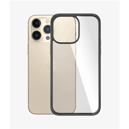 PanzerGlass | ClearCase with Black Frame | Case | Apple | iPhone 14 Pro Max | Black | Military grade standard; Scratch resistant; Shock resistant; Antibacterial; 100% recycled frame material