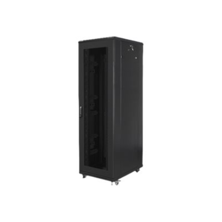 Lanberg | Rack cabinet 19" free-standing 42U/800x800 (flat pack) with mesh door | FF01-8842-23B | Black