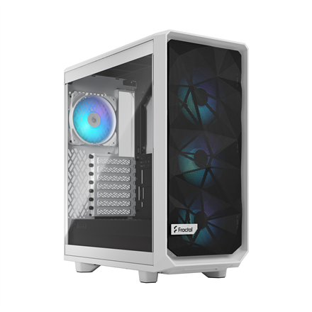 Fractal Design | Meshify 2 Compact RGB | Side window | White TG Clear | Mid-Tower | ATX
