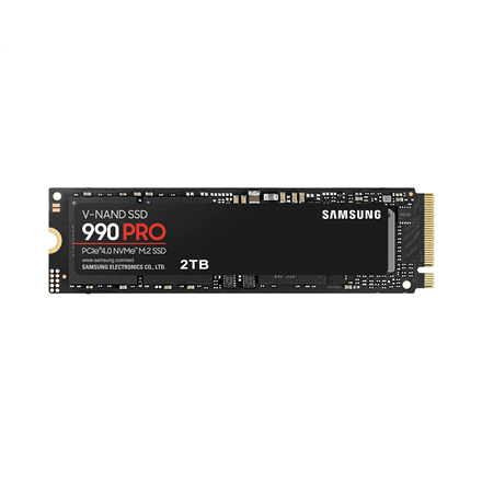 Samsung | 990 PRO | 2000 GB | SSD form factor M.2 2280 | Solid-state drive interface PCIe Gen4x4 | Read speed 7450 MB/s | Write speed 6900 MB/s
