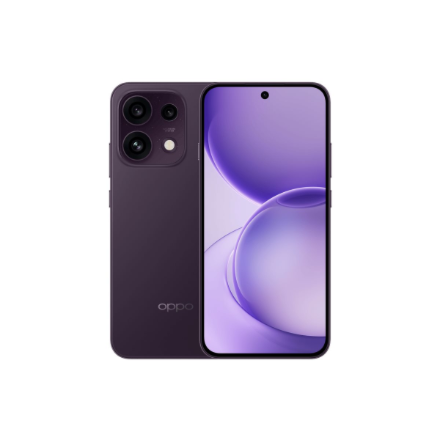 OPPO Reno16 F 5G (CPH2859) | Purple Black | 6.57 " | AMOLED | 2372 x 1080 pixels | Mediatek | Dimensity 7300 Energy | Internal RAM 8 GB | 256 GB | Dual SIM | 5G | Main camera resolution 50+50+8 MP | Secondary camera r...