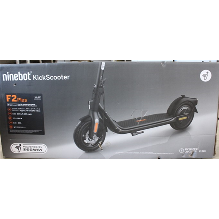 SALE OUT. Segway | Kickscooter F2 Plus E | Black | 24 month(s) | DAMAGED PACKAGING