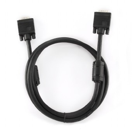 Cablexpert Premium VGA HD15M/HD15M dual-shielded w/2*ferrite core 15M cable Black | Cablexpert