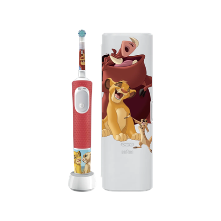 Oral-B | Electric Toothbrush | Vitality PRO Kids 3+ Lion King | Rechargeable | For children | Number of brush heads included 1 | Number of teeth brushing modes 2