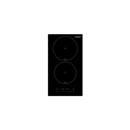 CATA | Hob | ISB 3102 BK | Induction | Number of burners/cooking zones 2 | Slider | Timer | Black