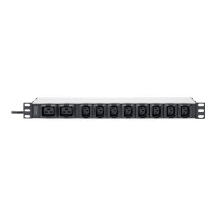 Digitus | Socket Strip with Aluminum Profile, 10-way, IEC C20 plug | DN-95427 | Sockets quantity 7