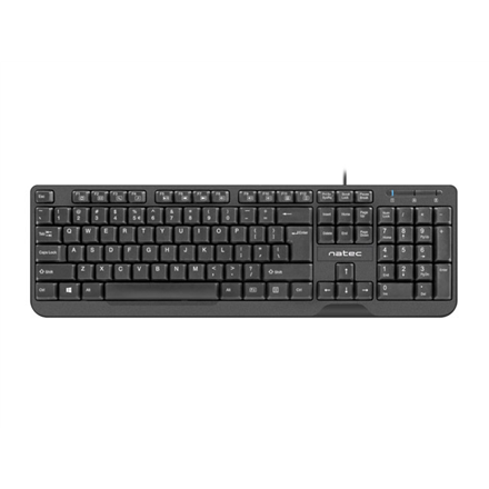 Natec Keyboard, Trout, US Layout, Slim, Black | Natec | NKL-0967 Trout | Standard | Wired | US | Black