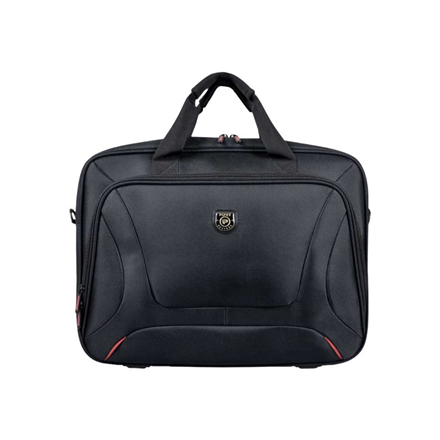 PORT DESIGNS | Courchevel | Fits up to size 15.6 " | Messenger - Briefcase | Shoulder strap | Black