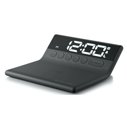 Muse | Radio with a wireless charger | M-168 WI | Portable | Black