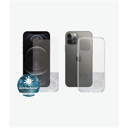 PanzerGlass | TPU Case | Apple | iPhone 12/ 12 Pro | Tempered glass | Transparent | This 360⁰ bundle includes a PanzerGlass screen protector and a clear TPU case cover which gives the phone a full body protection; Ful...