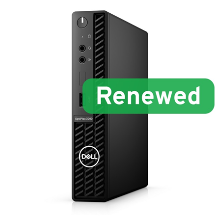 DELL Renewed Grade A | OptiPlex 3090 | Intel Core i5 | i5‑10500T | 8 GB | NVMe SSD | 256 GB | Intel UHD Graphics | Windows 11 Pro