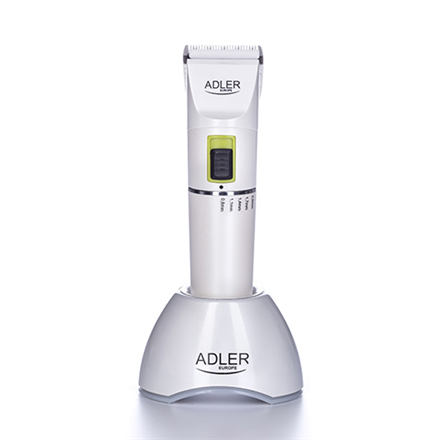 Adler | Hair clipper | AD 2827 | Cordless or corded | Number of length steps 4 | White