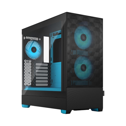 Fractal Design | Pop Air RGB | Side window | ATX, mATX, Mini ITX | ATX | Cyan Core TG Clear Tint